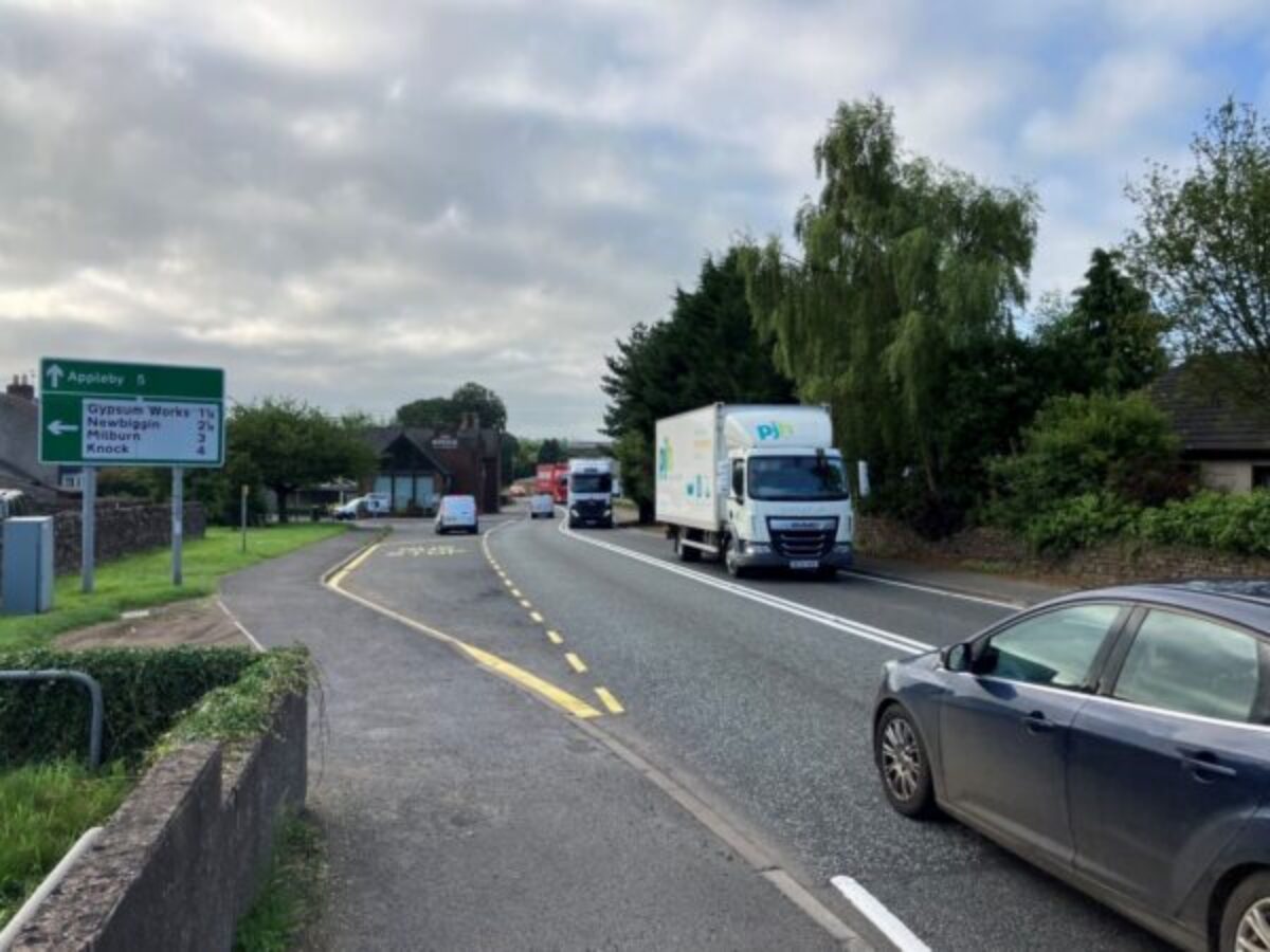 A66 at Kirkby Thore