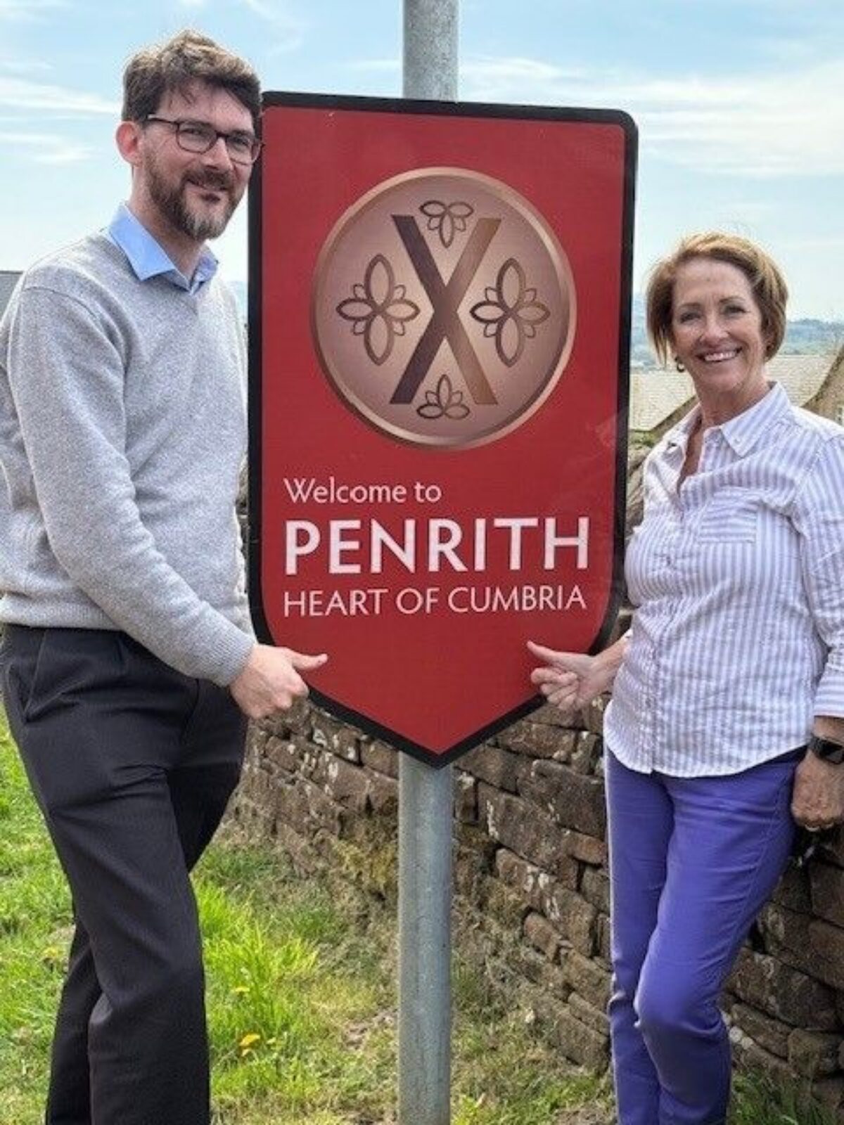 Markus Campbell-Savours MP and Karen McKeown MP for Penrith New South Wales